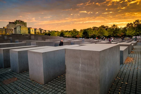 Berlin, Germany - September 23, 2015: Holocaust Memorial, Berlin