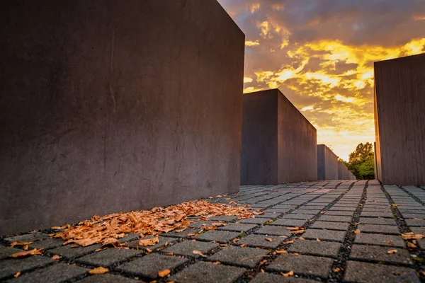 Berlino, Germania - 23 settembre 2015: Memoriale dell'Olocausto, Berlino — Foto Stock