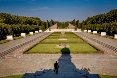 Berlin, Germany - September 20, 2015: Kreuzberg district, Soviet War Memorial Treptower