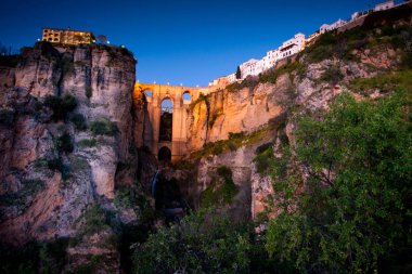 Ronda, Malaga Eyaleti, Andalusia, İspanya - Puente Nuevo (New Bridge) 