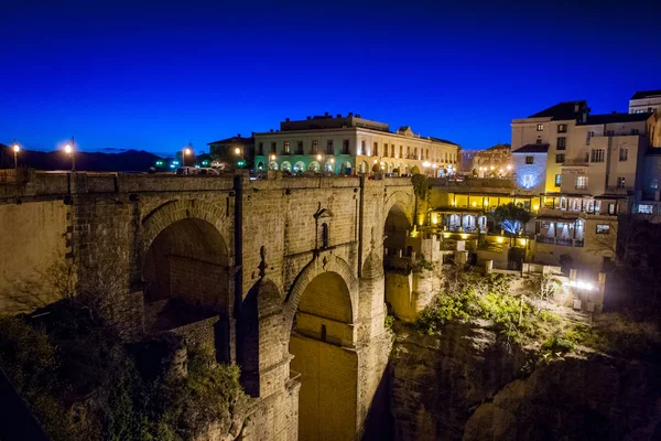 Ronda, provincia di Malaga, Andalusia, Spagna - Puente Nuevo (Ponte Nuovo ) — Foto Stock