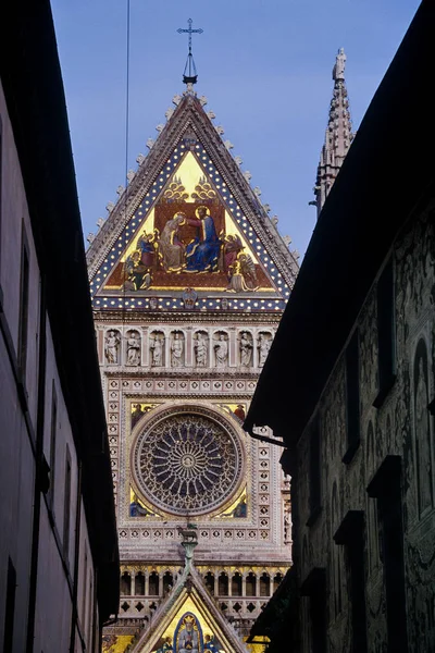Katedrála (Duomo) Orvieto, Umbrie, Itálie — Stock fotografie