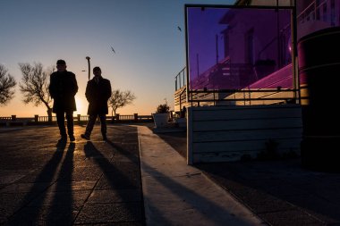 Piombino, Toskana, İtalya - Piazza Bovio