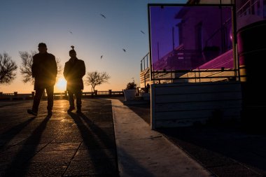 Piombino, Toskana, İtalya - Piazza Bovio