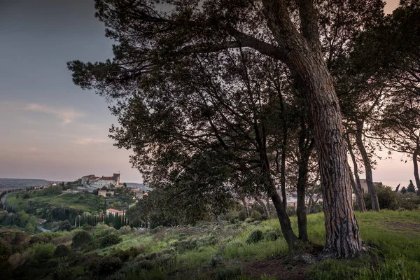 Розиньяно Мариттимо, Тоскана, Ливорно - панорамный вид с — стоковое фото