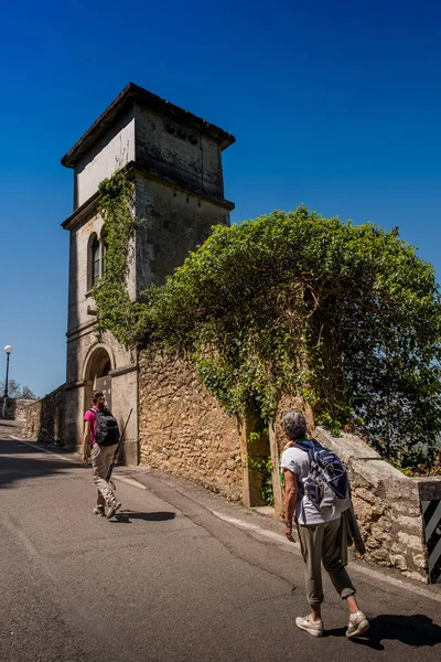 Serre di Rapolano, Toskana, İtalya - antik köy ele — Stok fotoğraf