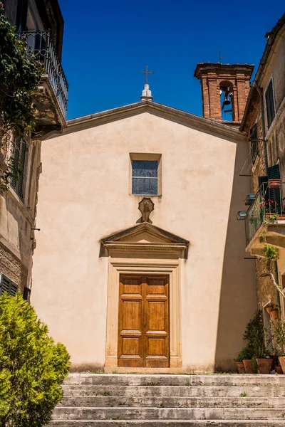 SERRE di RAPOLANO, TUSCANY, Italy - Church of the Company of San — Stock Photo, Image
