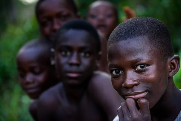 Yongoro Sierra Leone Mei 2013 Afrika Barat Anak Laki Laki — Stok Foto