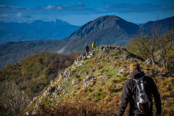 Vandring från Pontito till Penna di Lucchio, Lucca - Toscana — Stockfoto