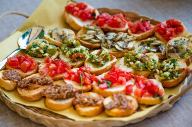 Aperatifler için yiyecekler