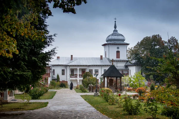 Ορθόδοξα Μοναστήρια Της Bucovina Μοναστήρι Varatec Είναι Ένα Ρουμανικό Ορθόδοξο — Φωτογραφία Αρχείου