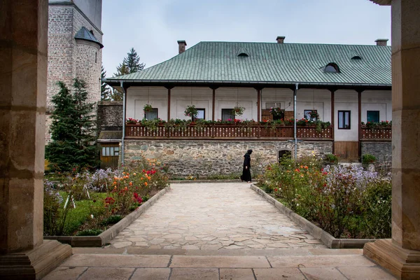 Monastères Orthodoxes Bucovine Monastère Rasca Est Des Célèbres Monastères Peints — Photo