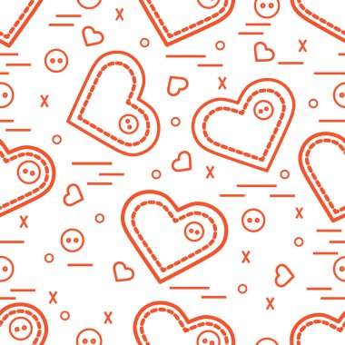 Sevimli vektör çizim: Sevgililer günü ile takvim