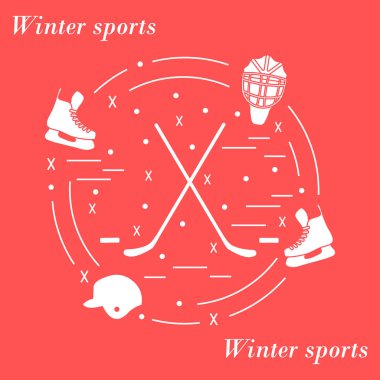 Vektör çeşitli konularda düzenlenen hokey için resmi bir