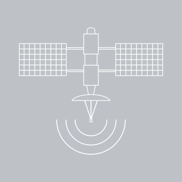 Gestileerde vector pictogram van ruimte satelliet. — Stockvector