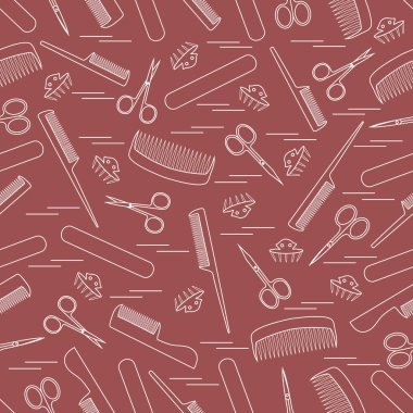 Şirin desen manikür ve pedikür, tarak, makas tırnak 