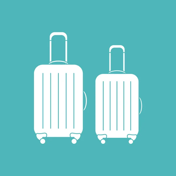 Ilustración vectorial de maletas para viajes. Hora de verano, vacati — Archivo Imágenes Vectoriales