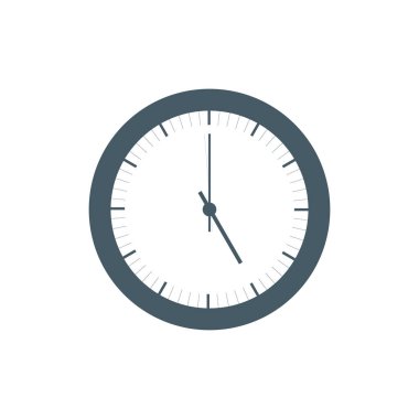 Renkli saatin stilize simgesi 