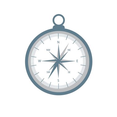 Renkli bir pergelin stilize simgesi