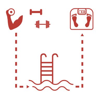 Spor yaşam tarzı güzel resim: el ile halter, karakeçi