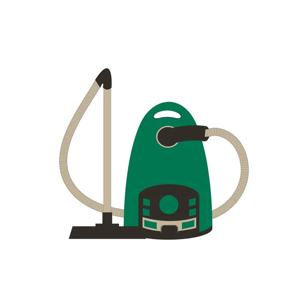 Stylized icon of a colored vacuum cleaner — Stock Vector