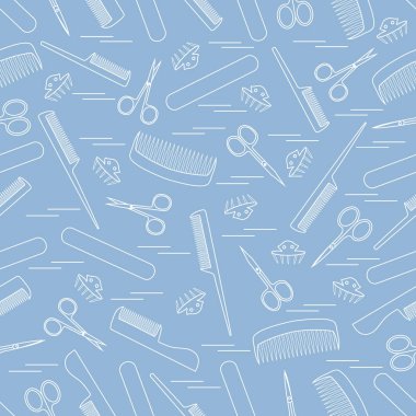 Şirin desen manikür ve pedikür, tarak, makas tırnak 