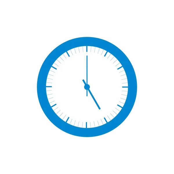 Стилізована піктограма кольорового годинника — стоковий вектор