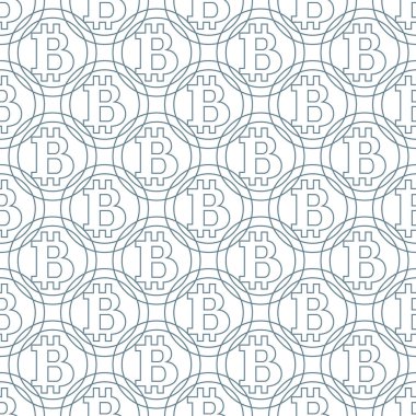 Renkli bitcoins geometrik desen