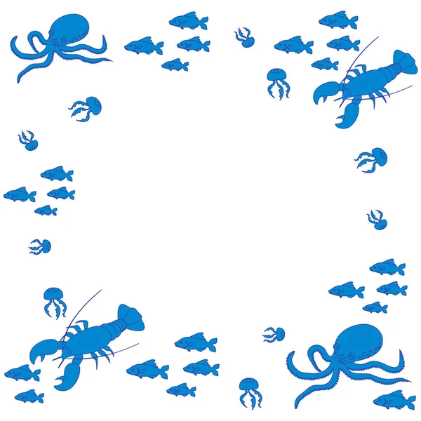 Denizlerin çeşitli nüfuslu ilginç resim ve