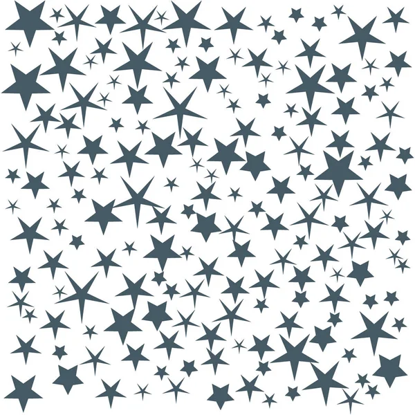 Farklı renkli yıldız ile şirin illüstrasyon 