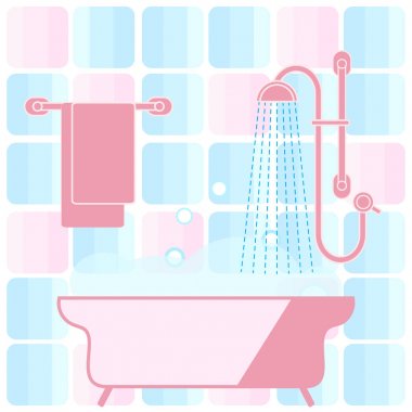 Sevimli vektör Illustration santas posta kutusu ve kar. Kış