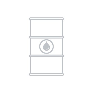 Petrol varil stilize simgesi 