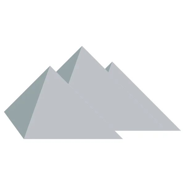 程式化的图标三个金字塔 — 图库矢量图片