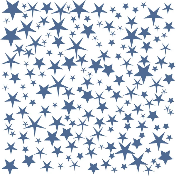 Farklı renkli yıldız ile şirin illüstrasyon 