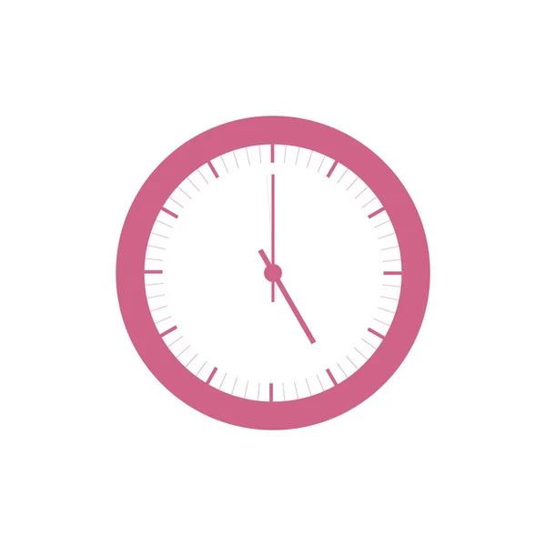 Icono estilizado del reloj de colores — Vector de stock