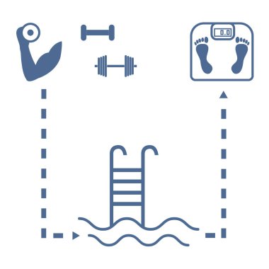 Spor yaşam tarzı güzel resim: el ile halter, karakeçi