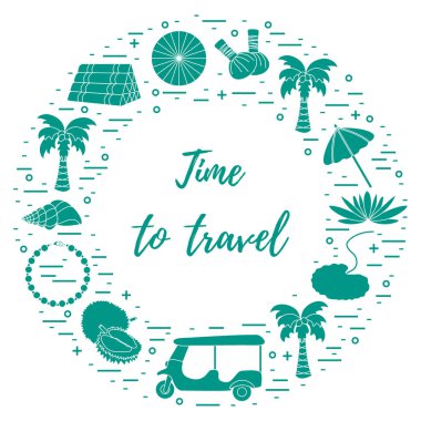 Herkesdaire oluşturacak şekilde düzenlenmiş tatil ve seyahat öğeleri.