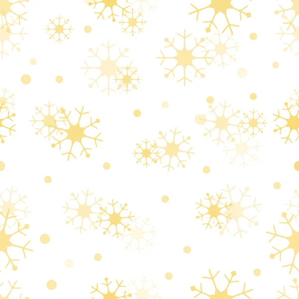 Χειμώνας απρόσκοπτη μοτίβο με νιφάδες χιονιού. — Διανυσματικό Αρχείο