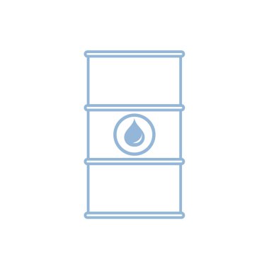 Petrol varil stilize simgesi 