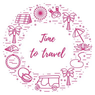 Herkesdaire oluşturacak şekilde düzenlenmiş tatil ve seyahat öğeleri.