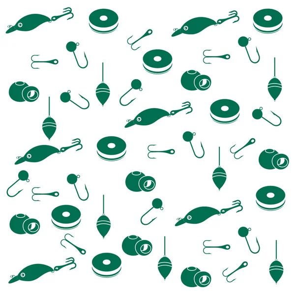 -Balık tutmak için farklı araçlar ile ilginç desen 