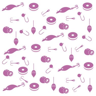 -Balık tutmak için farklı araçlar ile ilginç desen 