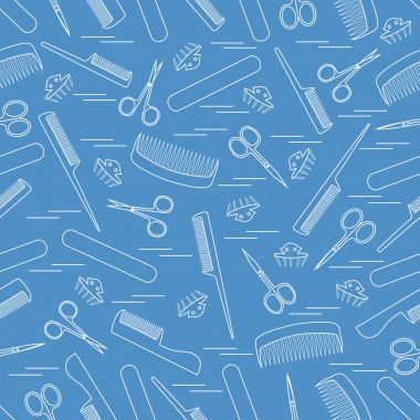 Şirin desen manikür ve pedikür, tarak, makas tırnak 