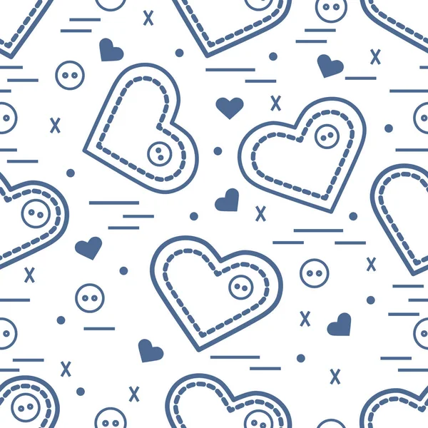 Şirin seamless modeli ile iğne durumlarda ve düğme. CA tebrik