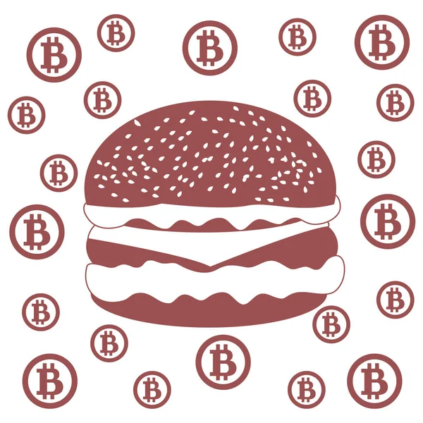 Resim bitcoin hareketleri hakkındaki: bitcoins ve hamburger