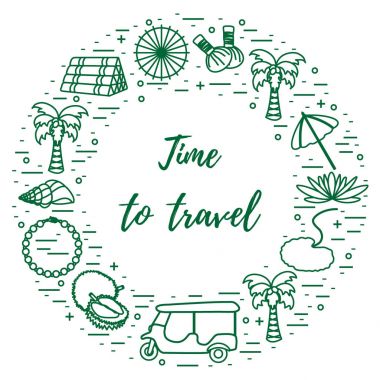 Herkesdaire oluşturacak şekilde düzenlenmiş tatil ve seyahat öğeleri.