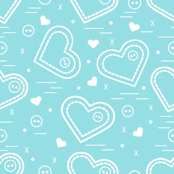 Şirin seamless modeli ile iğne durumlarda ve düğme. CA tebrik