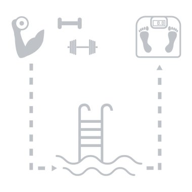 Spor yaşam tarzı güzel resim: el ile halter, karakeçi