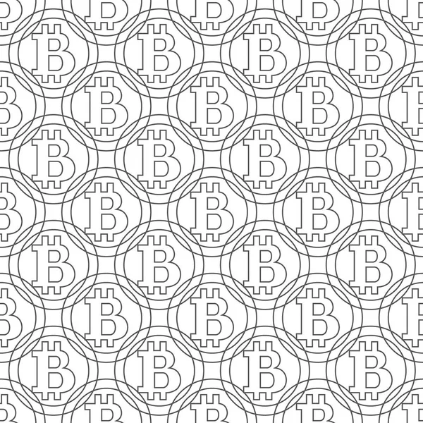Renkli bitcoins geometrik desen