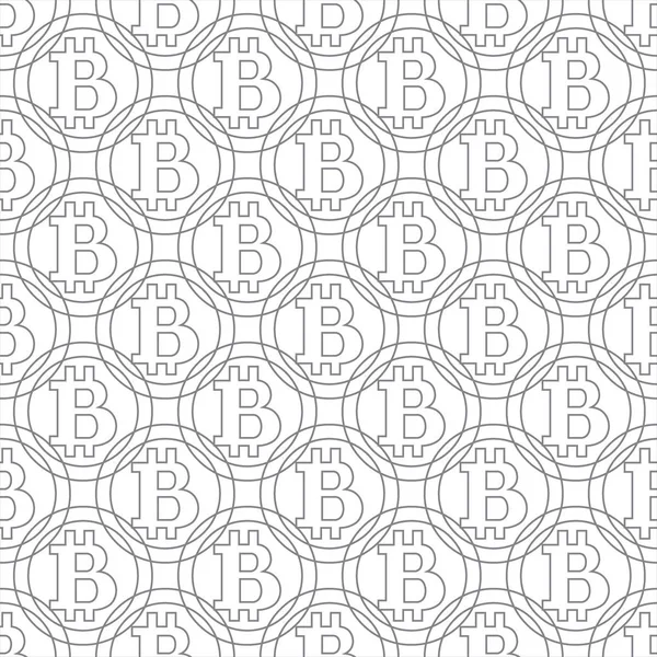 Renkli bitcoins geometrik desen 